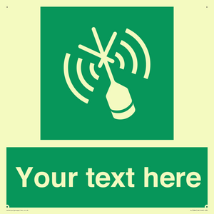 Custom sign safe condition Emergency position beacon